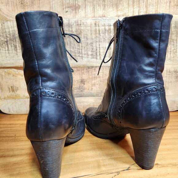 Heel bootie BROWN SIZE 35 (5 us) - Picture 3 of 5